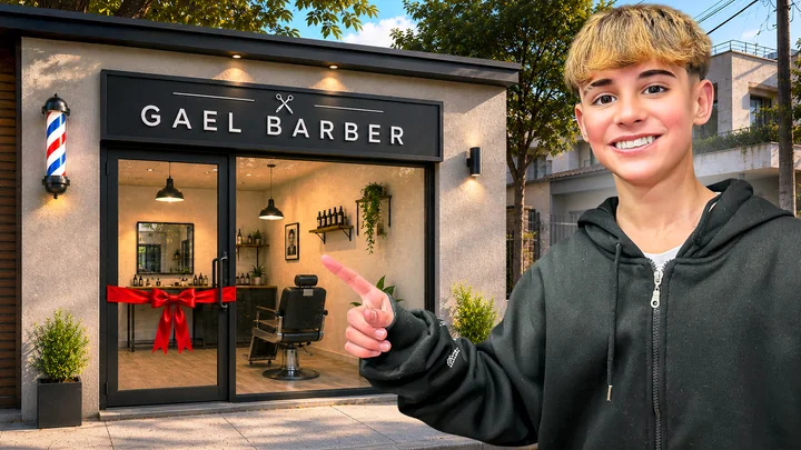 Miniatura: abrí mi propia barbería con 14 años